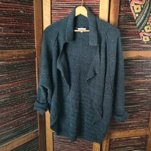 Long waterfall cardigan.